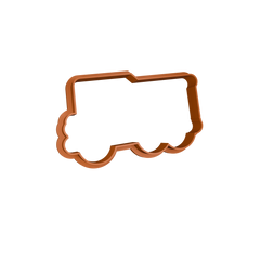 Damperli Kamyon Temalı Kurabiye Kalıbı ve Damgası - MufiCutters
